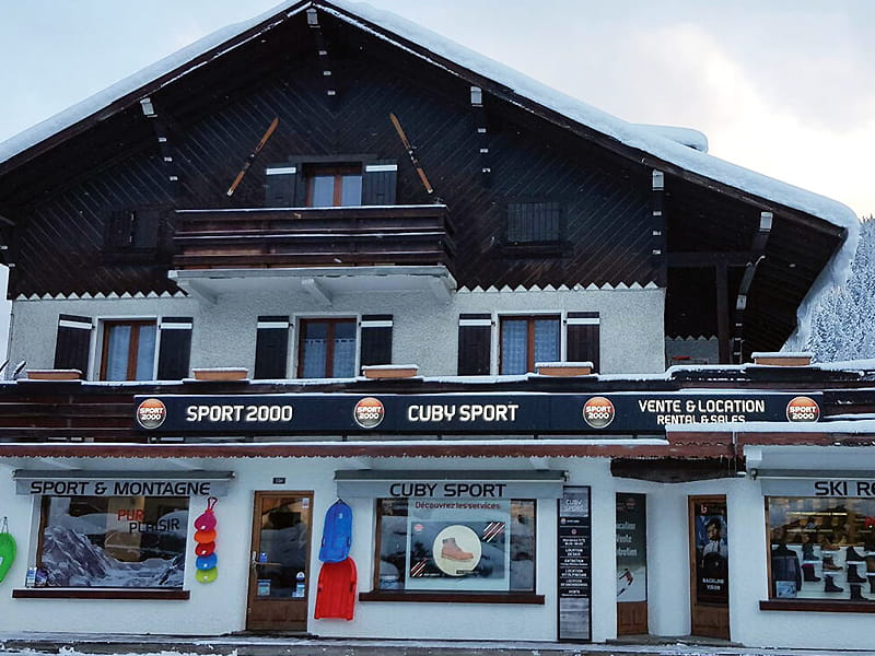 Verleihshop Cuby Sport in 130 Avenue des Alpages, Les Houches