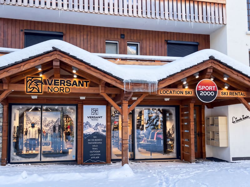 Verleihshop Versant Nord in 150 Route du Col des Aravis, La Clusaz