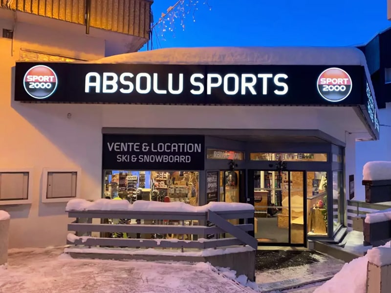 Verleihshop Absolu Sports in 1850 Route de Reberty, Le Genepi, Les Menuires Reberty