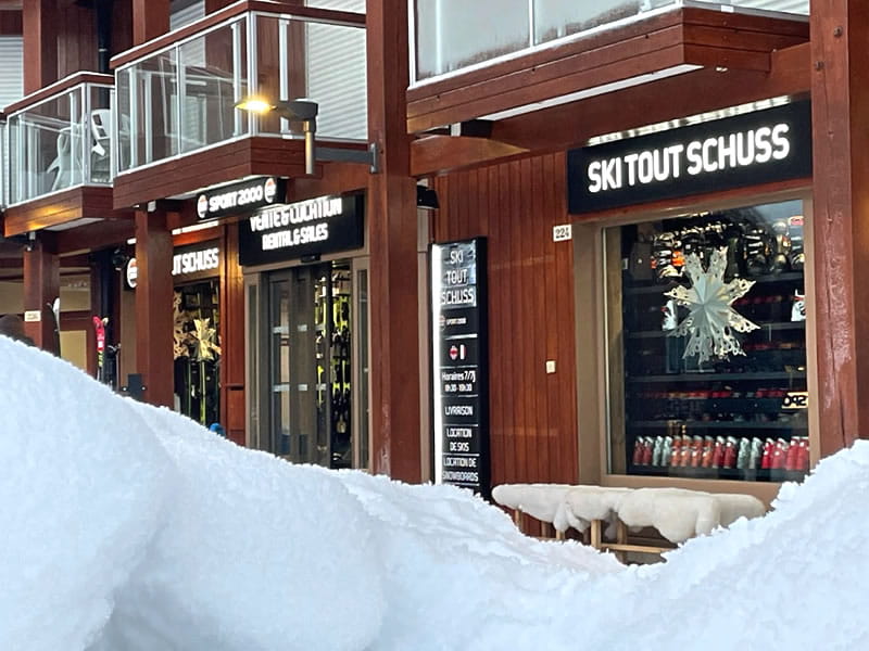 Verleihshop Ski Tout Schuss in 226 Chemin des Hameaux du Lay, Les Contamines-Montjoie