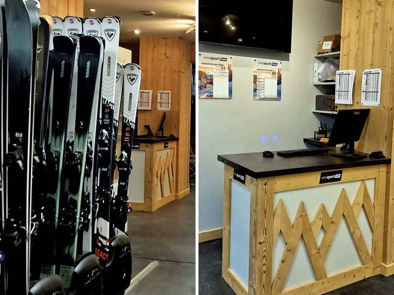 Verleihshop Ekosport-Rent O'Centre in 23 Place de l'Église, Chamonix