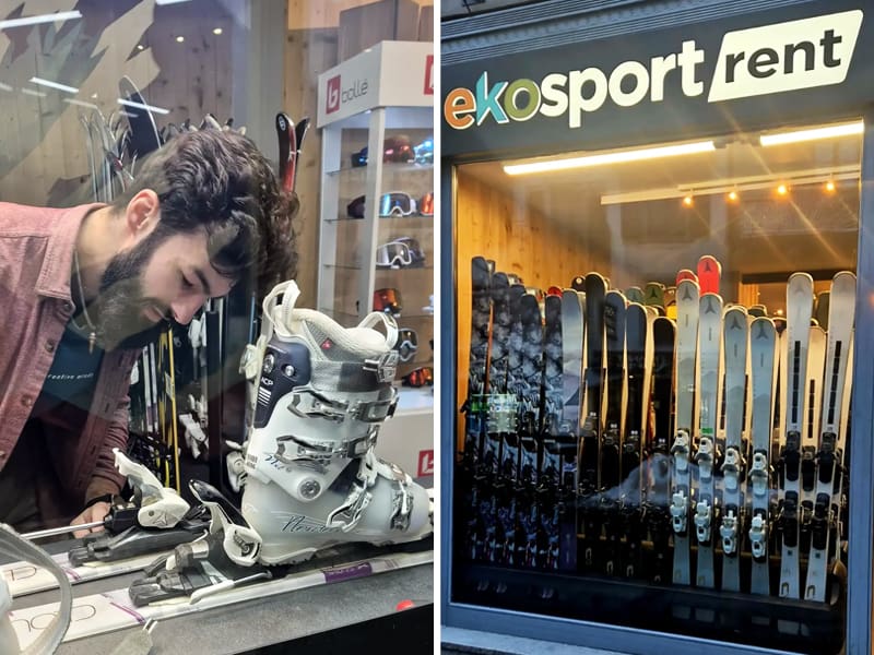 Verleihshop Ekosport-Rent O'Centre in 23 Place de l'Église, Chamonix