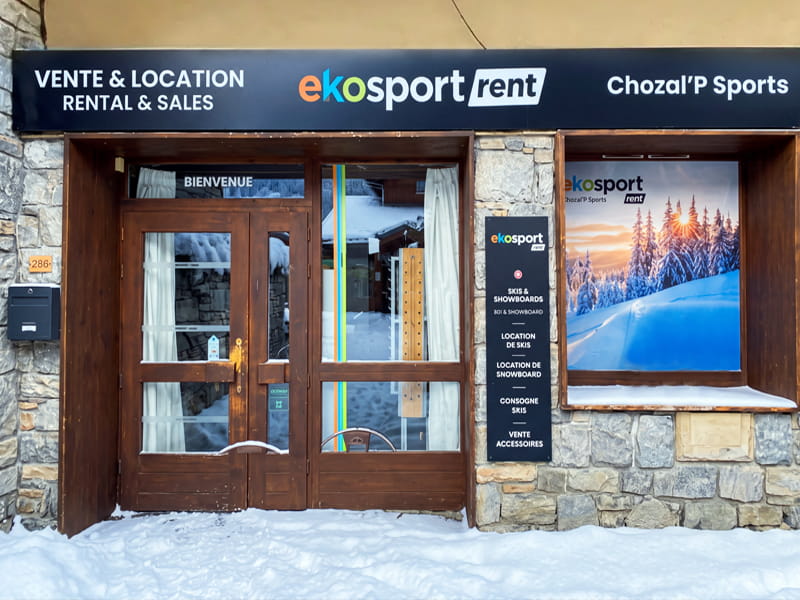 Verleihshop Ekosport-Rent Le Village in 269 Rue de la Voûte - Hauteluce Village, Hauteluce