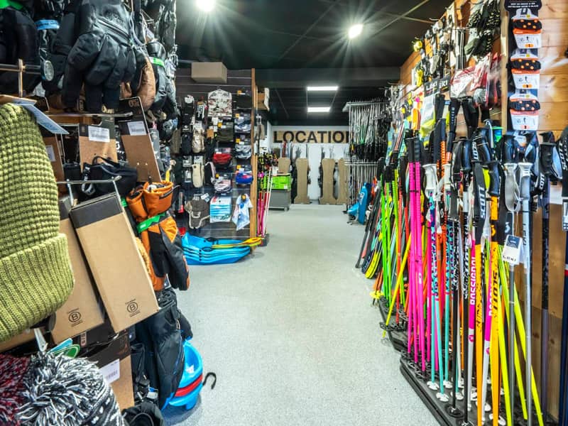 Verleihshop Ekosport-Rent Techniglisse in 3230 route de la Barliette, Les Carroz d’Araches