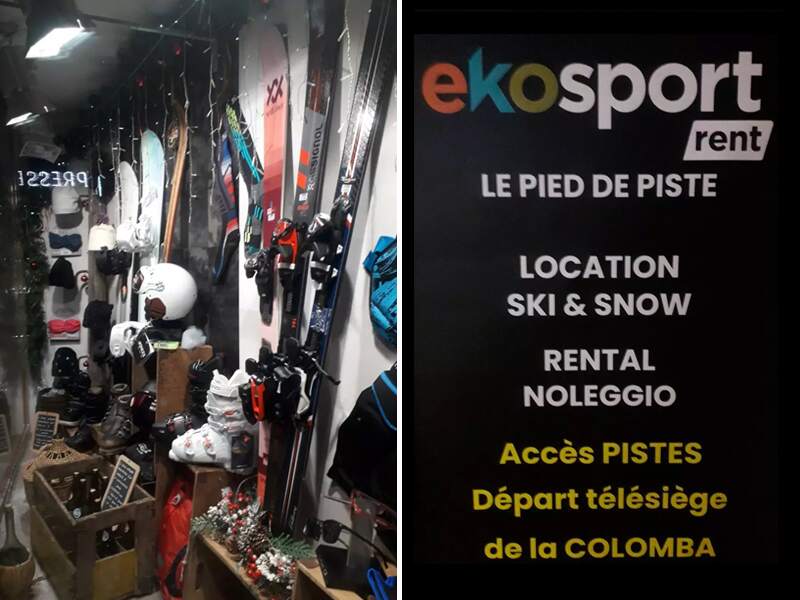 Verleihshop Ekosport-Rent Le Pied Des Pistes in 335 Rue des Rochers, Lanslevillard Val Cenis
