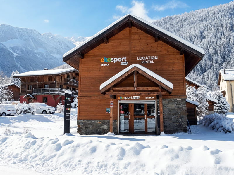 Verleihshop Ekosport-Rent Skimax in 34 Chemin des Arberons, Argentière