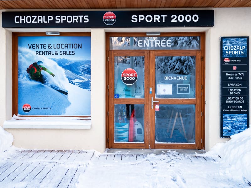 Verleihshop Chozal'P Sports in 350 Route des Combes - Hauteluce Village, Hauteluce