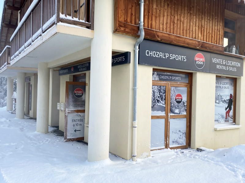 Verleihshop Chozal'P Sports in 350 Route des Combes - Hauteluce Village, Hauteluce