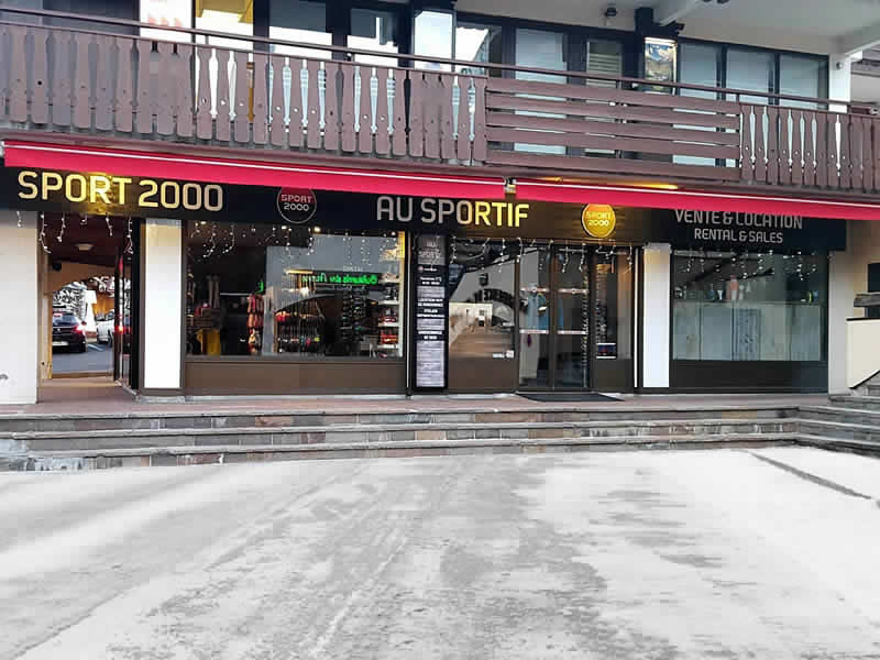 Verleihshop Au Sportif in 47 Route du Col des Aravis, La Clusaz