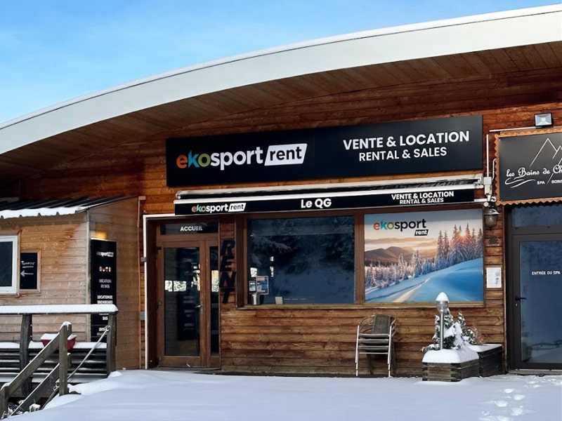 Verleihshop Ekosport-Rent Le QG in 49 Rue des Gentianes, Chamrousse