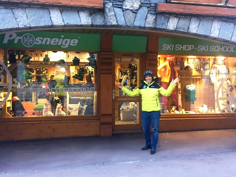 Verleihshop Prosneige in 61, rue des Jeux Olympiques - Immeuble le tremplin, Meribel