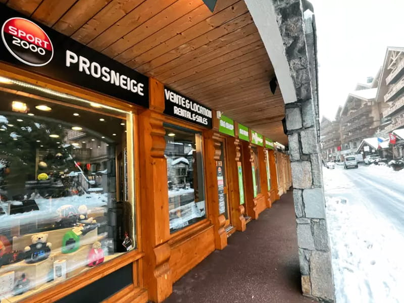 Verleihshop Prosneige in 61, rue des Jeux Olympiques - Immeuble le tremplin, Meribel