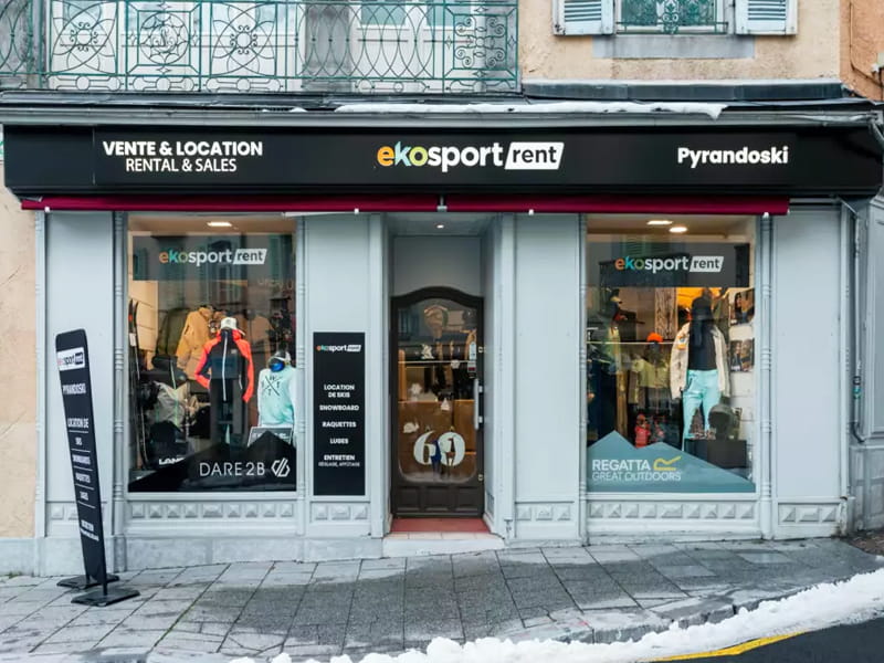 Verleihshop Ekosport-Rent Pyrandoski in 7 Place Maréchal Foch, Cauterets