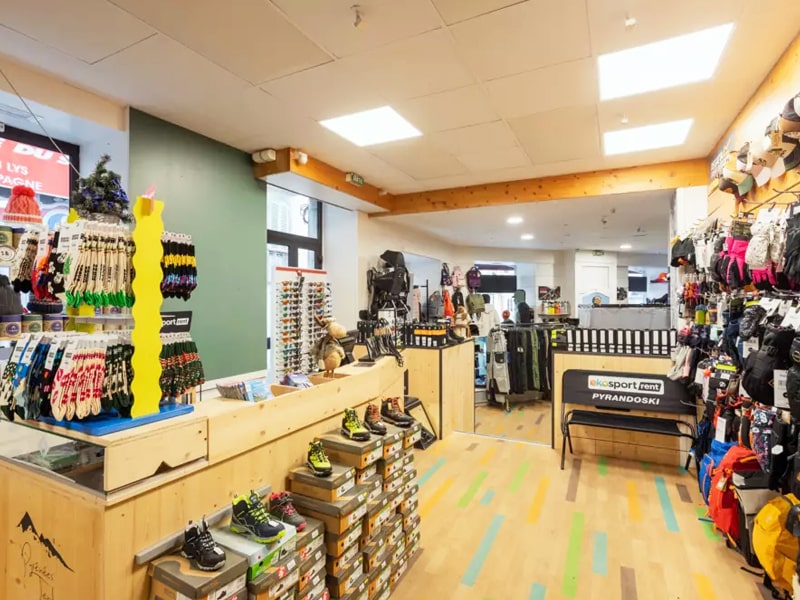 Verleihshop Ekosport-Rent Pyrandoski in 7 Place Maréchal Foch, Cauterets