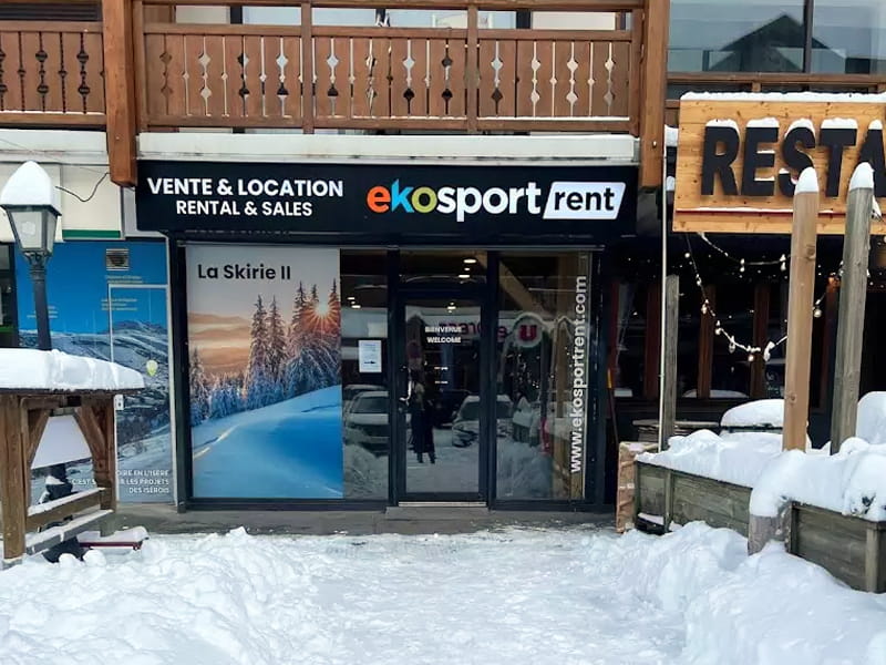 Verleihshop Ekosport-Rent La Skirie 2 in 70 Avenue de la Muzelle, Les Deux Alpes