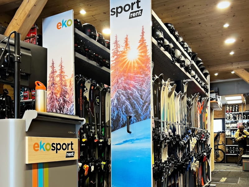Verleihshop Ekosport-Rent La Skirie 2 in 70 Avenue de la Muzelle, Les Deux Alpes