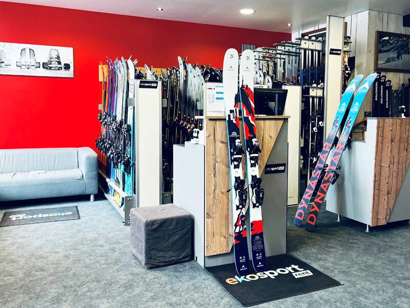 Verleihshop Ekosport-Rent O'Shop in 87 Place Edmond Desailoud, Chamonix