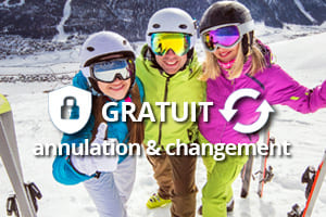 Location de ski + paquet insouciant