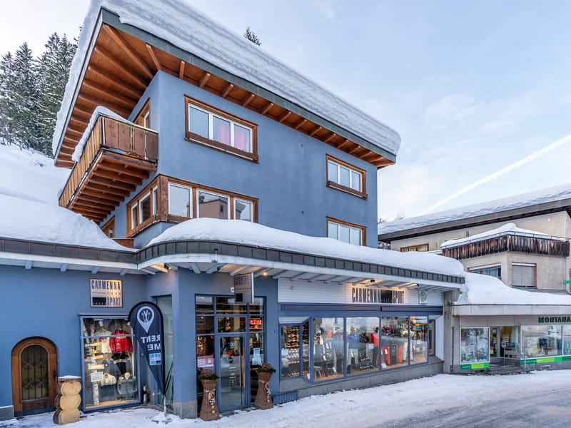 Verleihshop Carmenna Sport in Äussere Poststrasse, Arosa