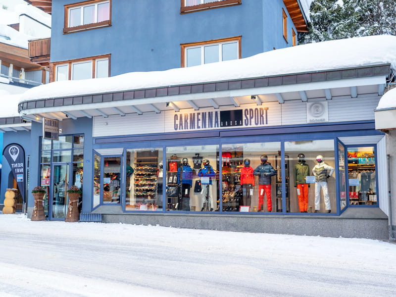 Verleihshop Carmenna Sport in Äussere Poststrasse, Arosa