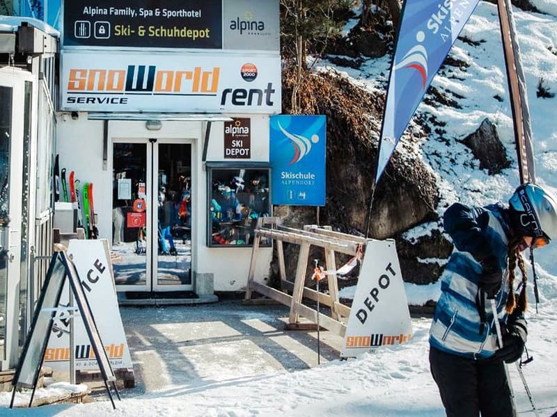 Verleihshop Snoworld in Alpendorf 8, St. Johann i.Po.-Alpendorf