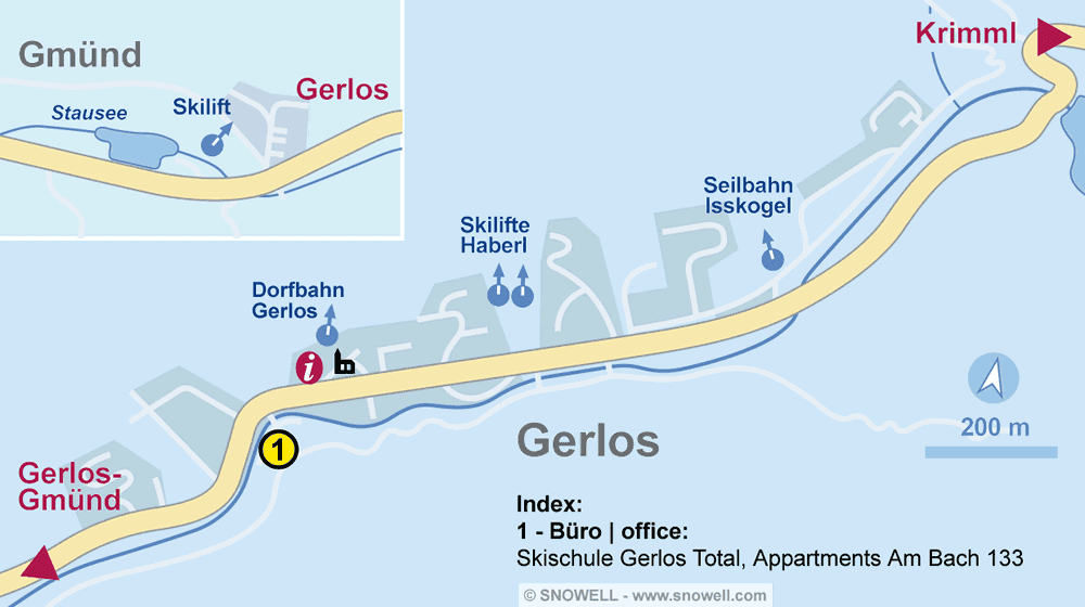 Skischule Gerlos Total in Gerlos, Appartments Am Bach 133 Skischule Gerlos Total in Gerlos, Appartments Am Bach 133
