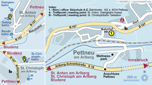 Lageplan Pettneu