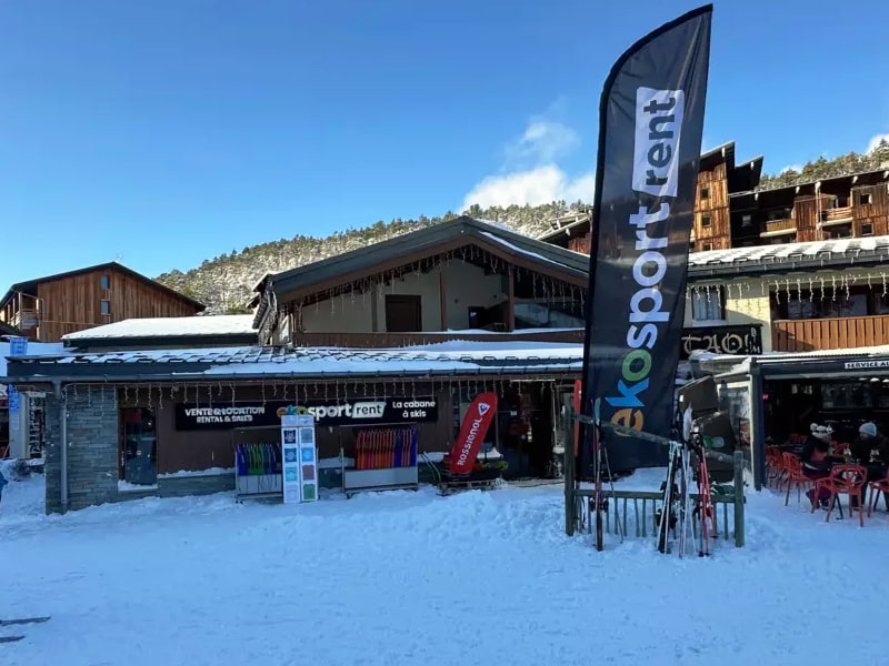 Verleihshop Ekosport-Rent La Cabane à Skis in Bâtiment la Norma Le Village, La Norma