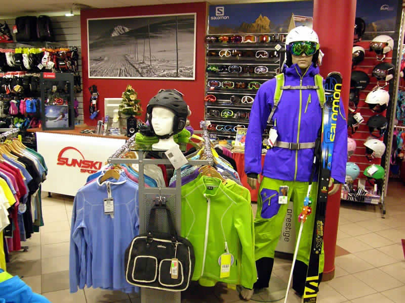 Verleihshop Sunski in Bedrichov 22 (Pasaz Spindl), Spindleruv Mlyn