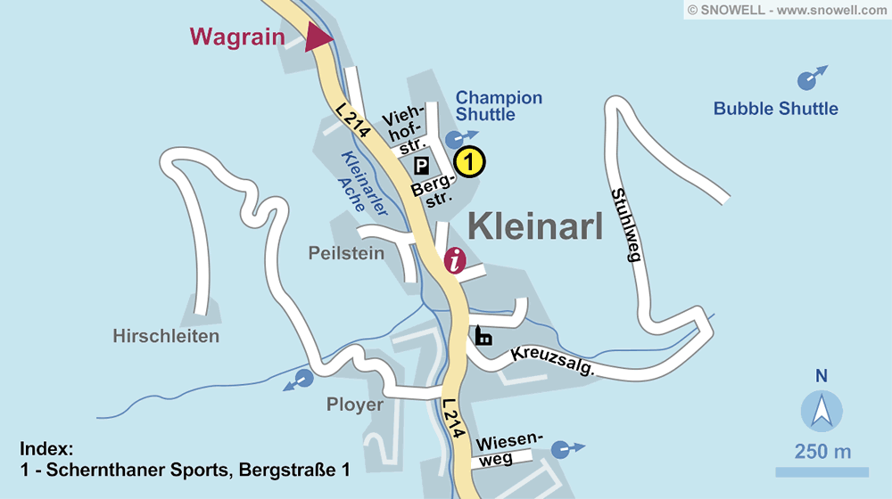 Skiverleih Kleinarl | SNOWELL