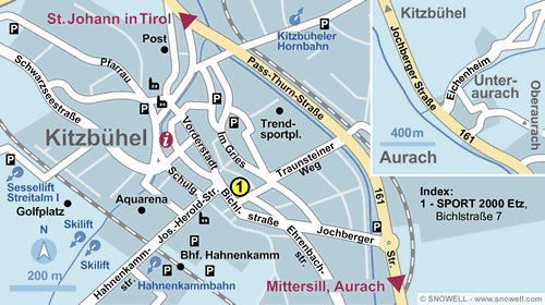 Lageplan Kitzbühel