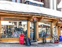 Verleihshop Anouk Socquet Sports in Megève, Carrefour de Rochebrune