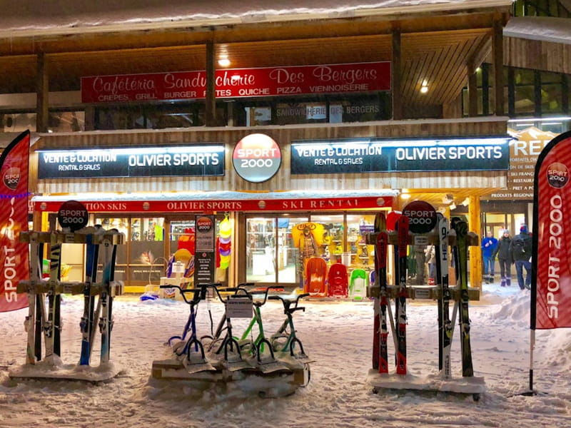 Verleihshop Olivier Sports in Centre commercial des Bergers, Alpe d’Huez