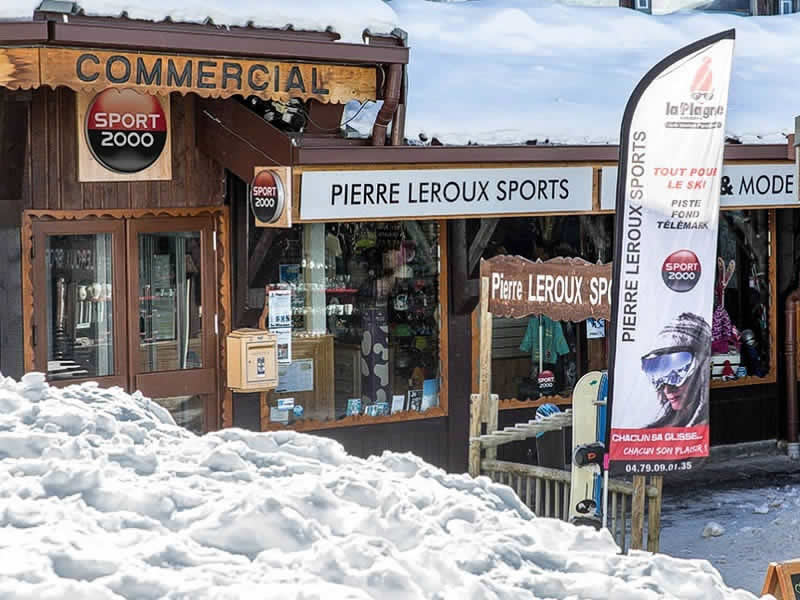 Verleihshop Pierre Leroux Sports in Centre Commercial, La Plagne - Villages