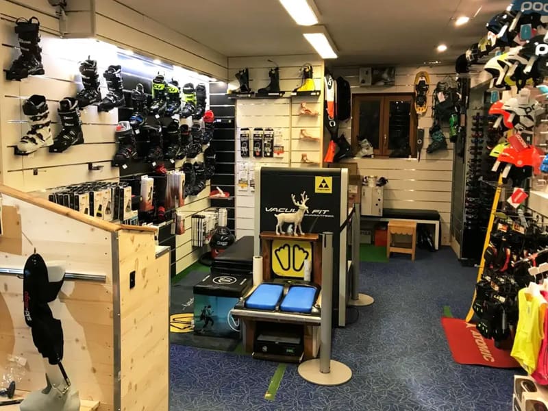 Verleihshop Ekosport-Rent L'Eterlou Sport in Cr Georges Rohner, Vars