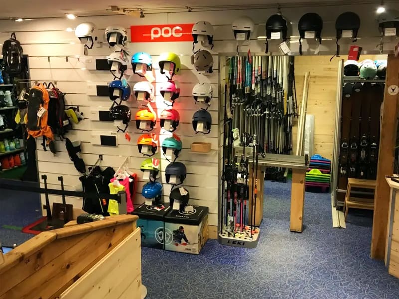 Verleihshop Ekosport-Rent L'Eterlou Sport in Cr Georges Rohner, Vars