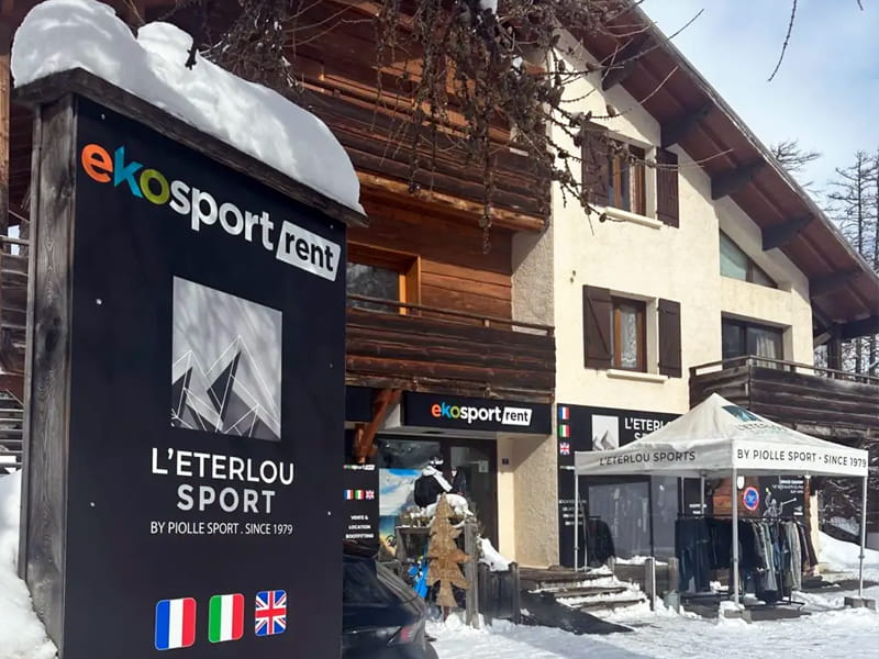 Verleihshop Ekosport-Rent L'Eterlou Sport in Cr Georges Rohner, Vars