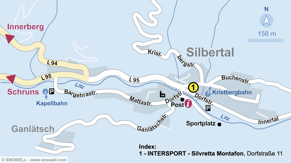 Skiverleih Silbertal | SNOWELL