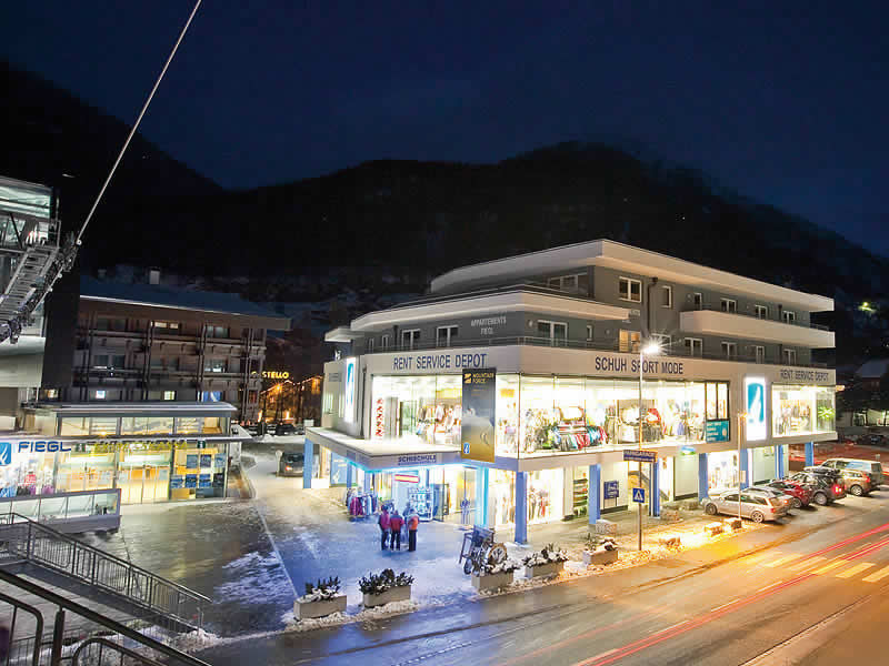 Verleihshop Sporthütte Fiegl in Dorfstrasse 119, Sölden