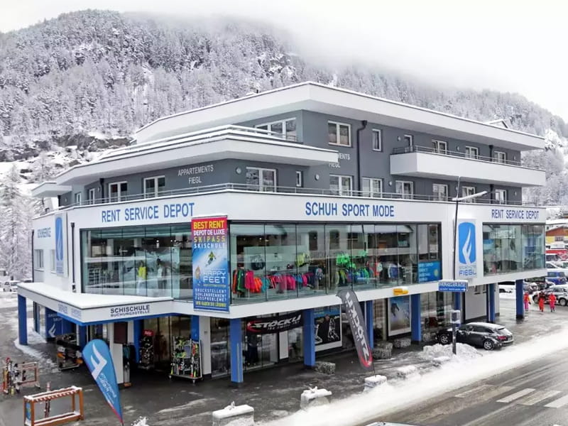 Verleihshop Sporthütte Fiegl in Dorfstrasse 119, Sölden