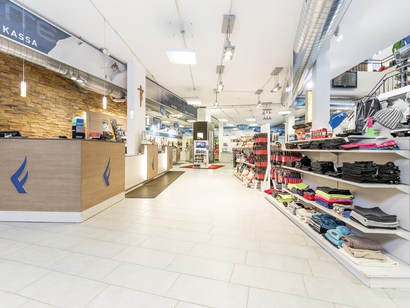 Verleihshop Sporthütte Fiegl in Dorfstrasse 119, Sölden