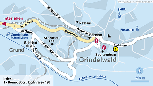 Lageplan Grindelwald