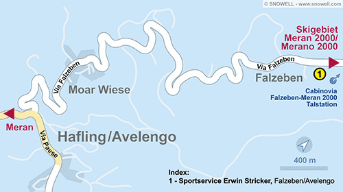 Lageplan Hafling