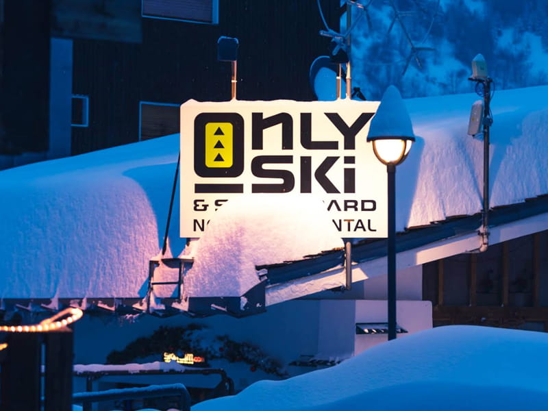 Verleihshop Only Ski & Snowboard in Fraz. Entreves 122 (Planibel Hotel), La Thuile