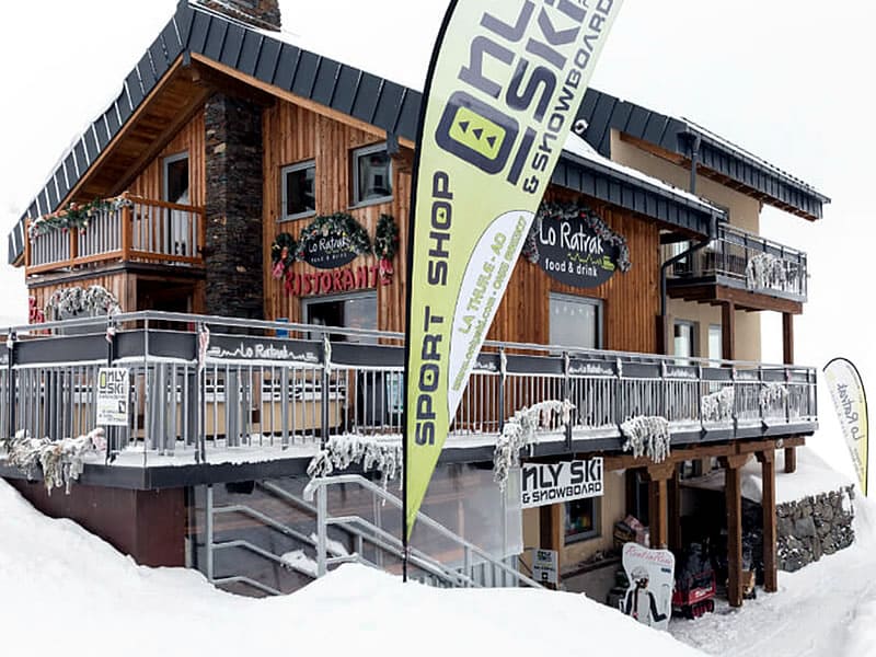 Verleihshop Only Ski & Snowboard in Funivia La Suches (stazione a monte), La Thuile