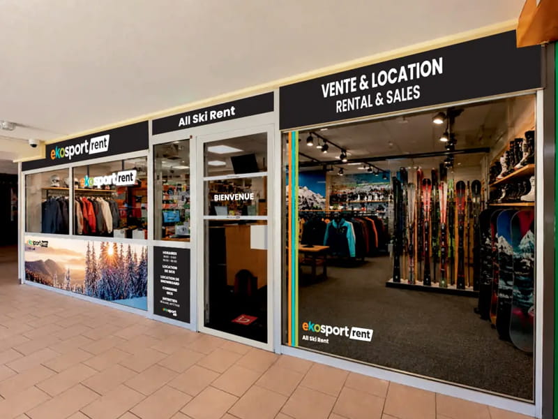 Verleihshop Ekosport-Rent All Ski Rent in Galerie Commerciale, Le Bois d'Aurouze, Superdévoluy