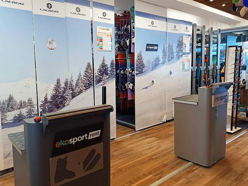 Verleihshop Ekosport-Rent Berard Skishop Vallandry in Galerie Commerciale, Route des Michailles, Peisey Vallandry