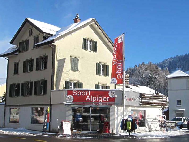 Verleihshop Sport Alpiger in Hauptstrasse 38 - Talstation Bergbahn, Alt St. Johann