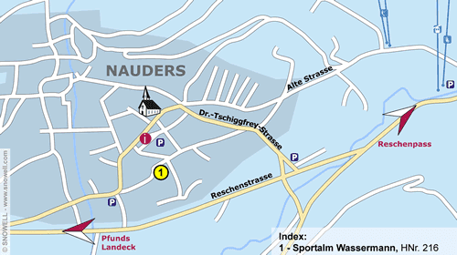 Lageplan Nauders