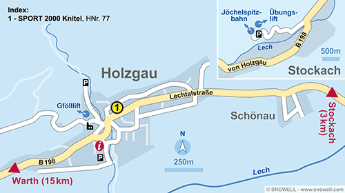 Lageplan Holzgau